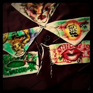 Custom Airbrush face towel mask.